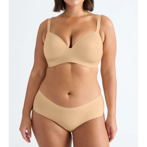 Knix Wing Woman Nude Beige Contour Bra Original Design and Sizing 8 - Picture 2 of 7